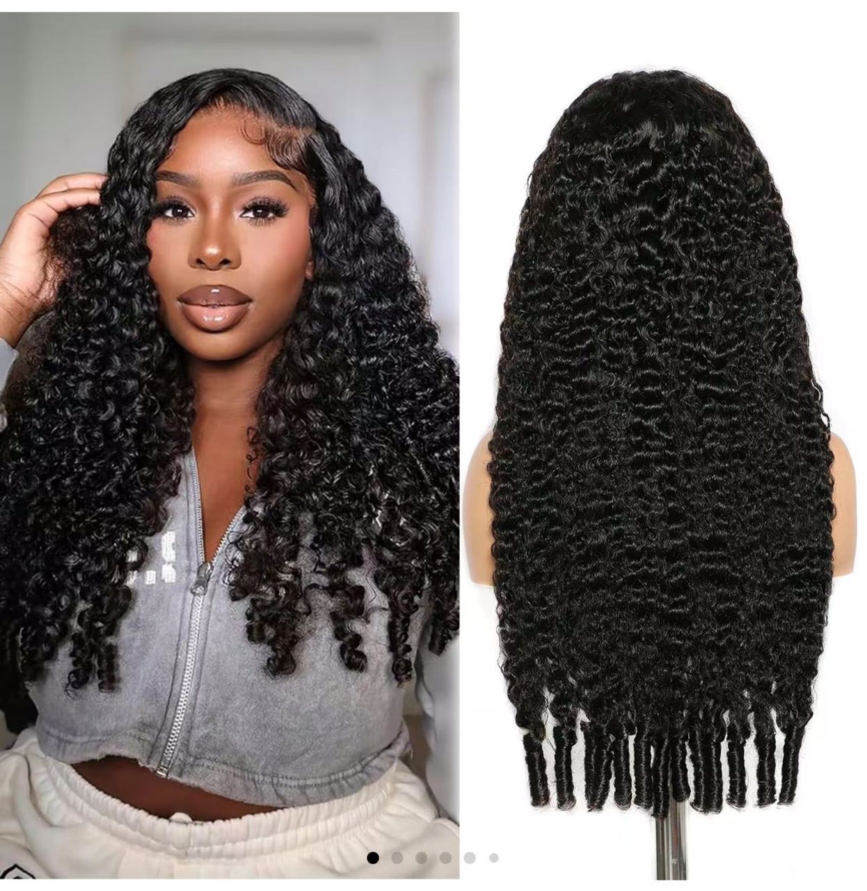 Burmese curly wig