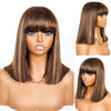 P4/27 straight bang wig