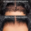 360 lace gluless with crystal string 4C hairline