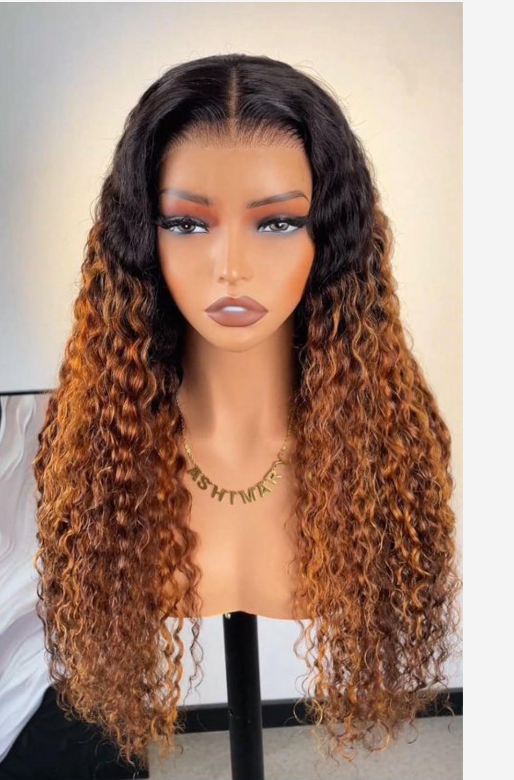 T1b/2  color lace frontal wig