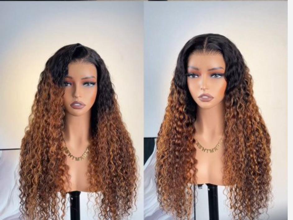 T1b/2  color lace frontal wig