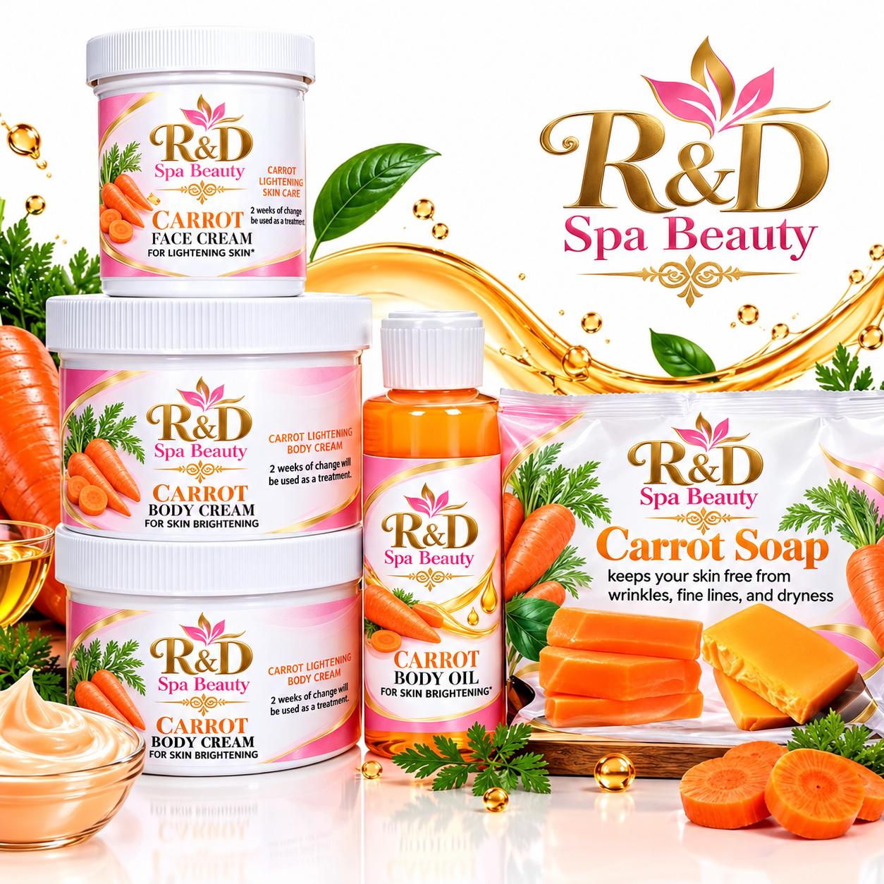 Rdspabeauty: Glow carrot sets of 4 pcs