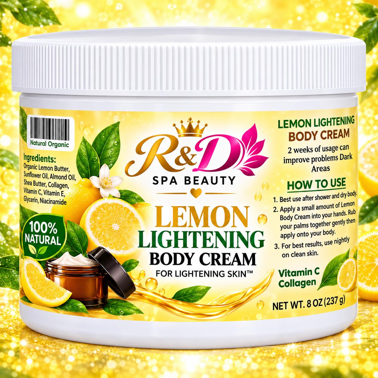 Rdspabeauty: Glow Lightening Body Cream 8fl oz