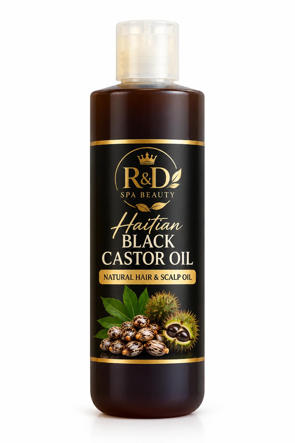 Rdspabeauty  black Castor oil 4.floz lwil maskreti
